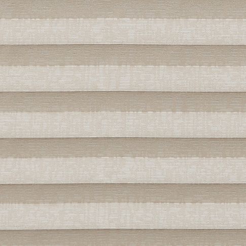 Light brown textured swatch for pleated blinds