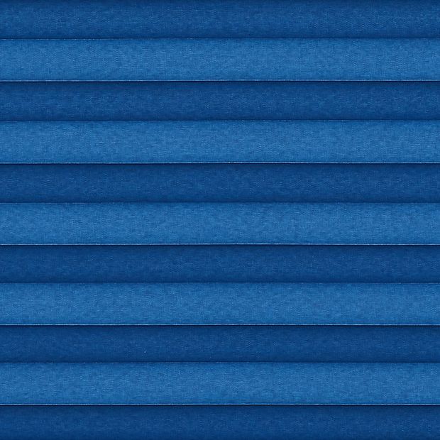 Blue plain  swatch for pleated blinds