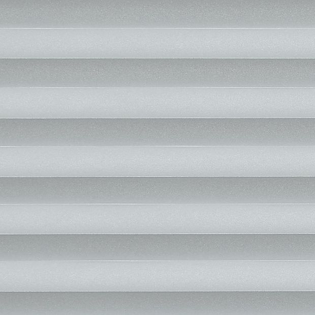 Silver plain swatch for pleated blinds