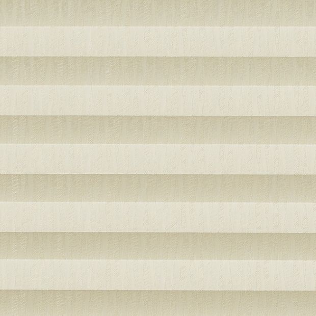 Cream shimmer swatch for pleated blinds