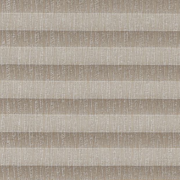 Fawn shimmer swatch for pleated blinds