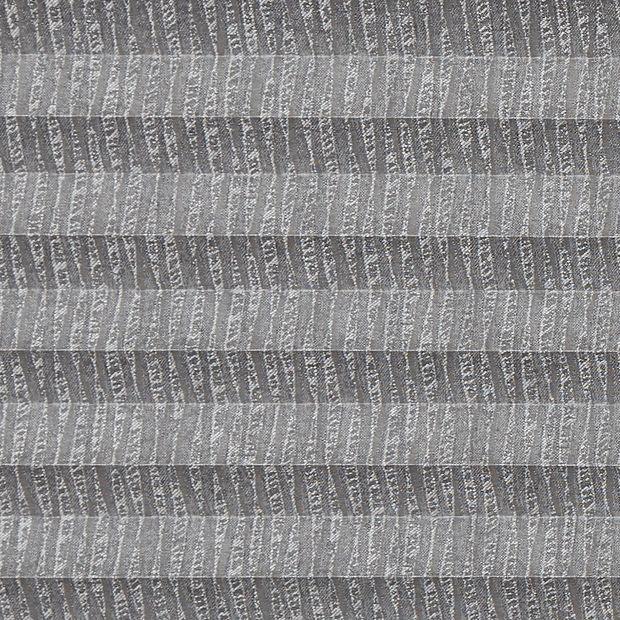 Grey shimmer textured swatch for pleated blinds
