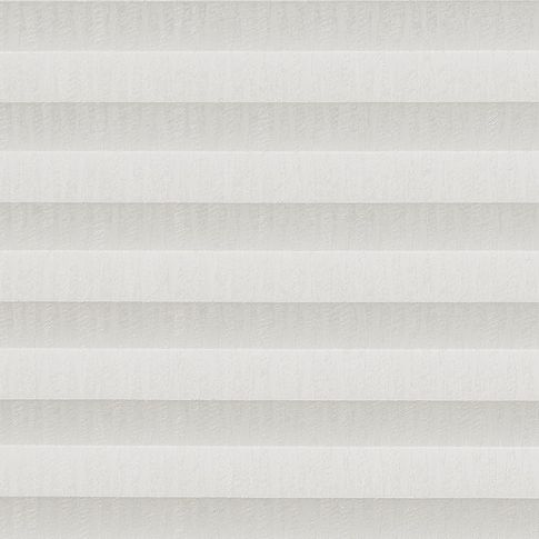 White textured swatch for pleated blinds
