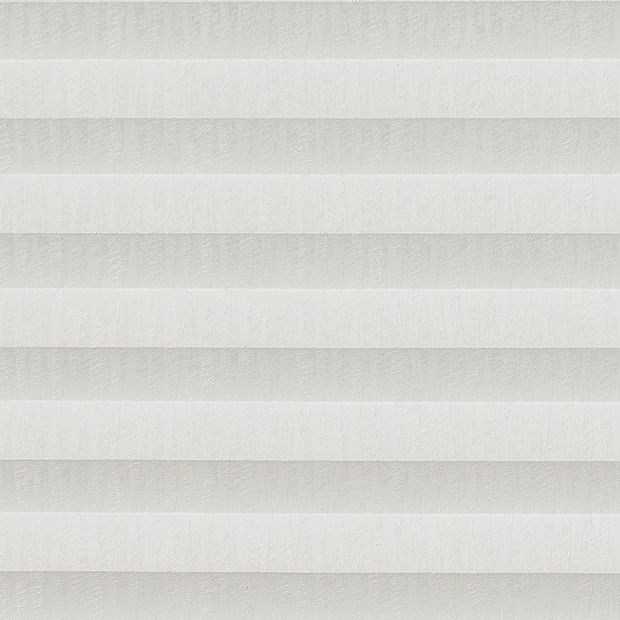 White textured swatch for pleated blinds