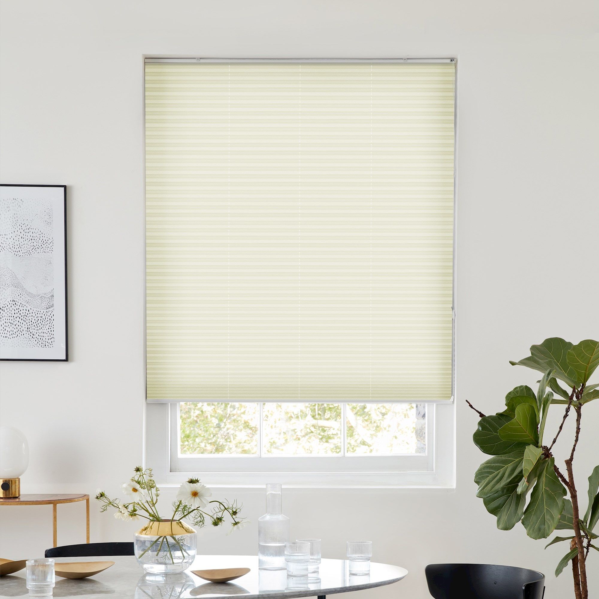 INTU Micro Infusion Ivory Pleated Blind | Hillarys