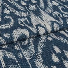 livingetc swatch of folded indah indigo fabric