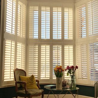 White Shutters in victorian home