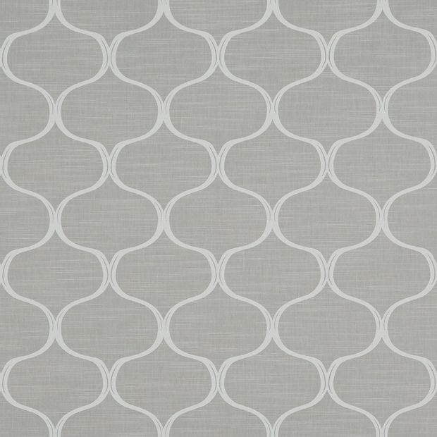 Tapestry Slate swatch is a mid-grey shade with a white bulbous outline pattern