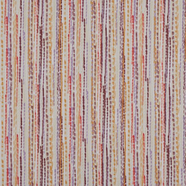 Repeating multicoloured lines of swatch fabric Bellagio Cupcake