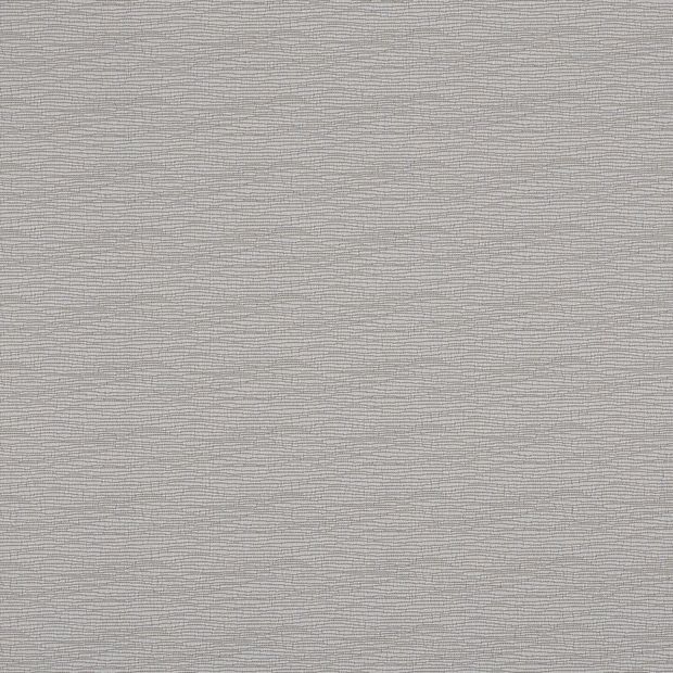 Oslo Silver swatch is a light grey fabric with horizontal threads running across in a darker grey