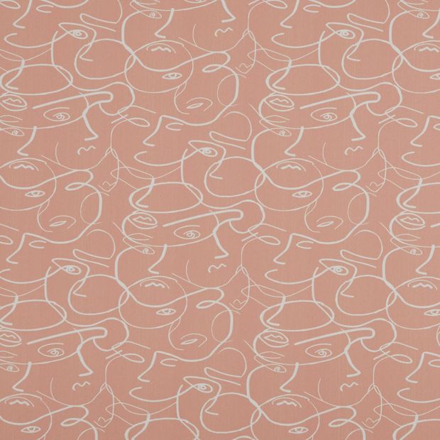 Pablo Coral swatch fabric