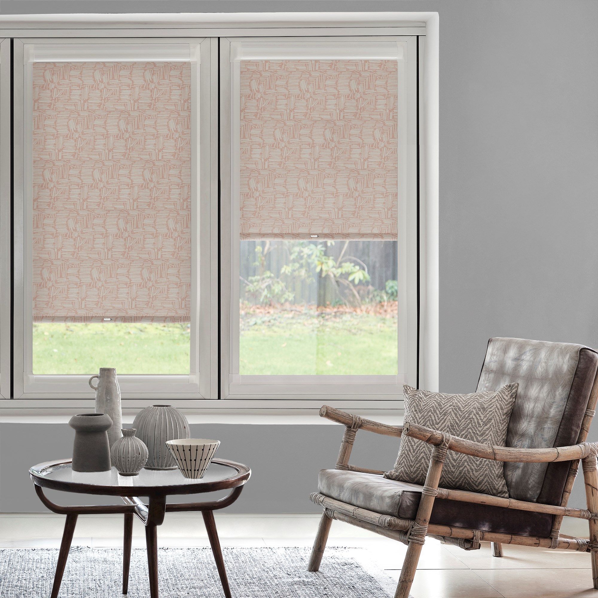 Matchsticks Coral Perfect Fit Roller Blind Hillarys