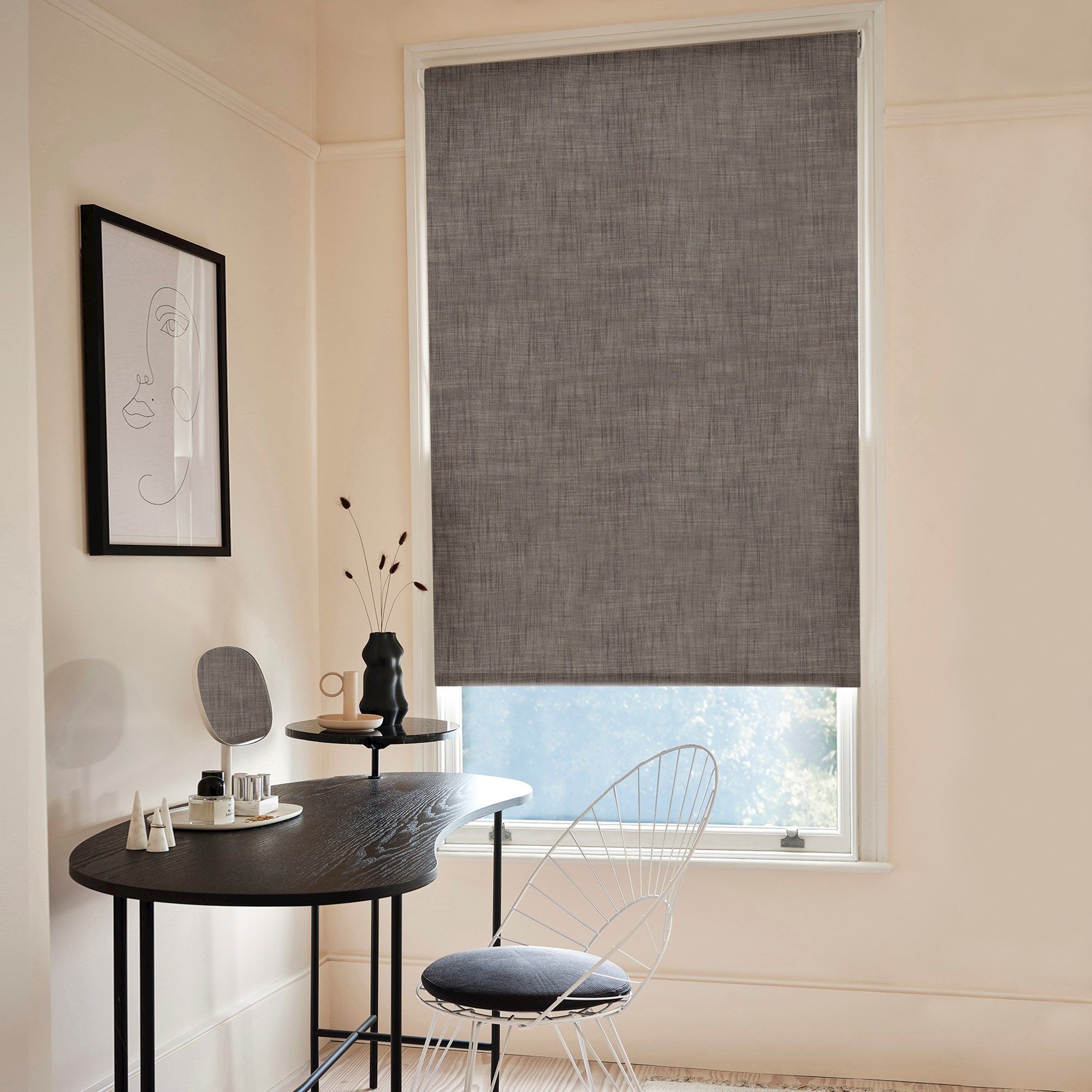 Bennett Raven Roller Blind | Hillarys