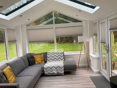 Perfect Fit Conservatory Pleated blind 