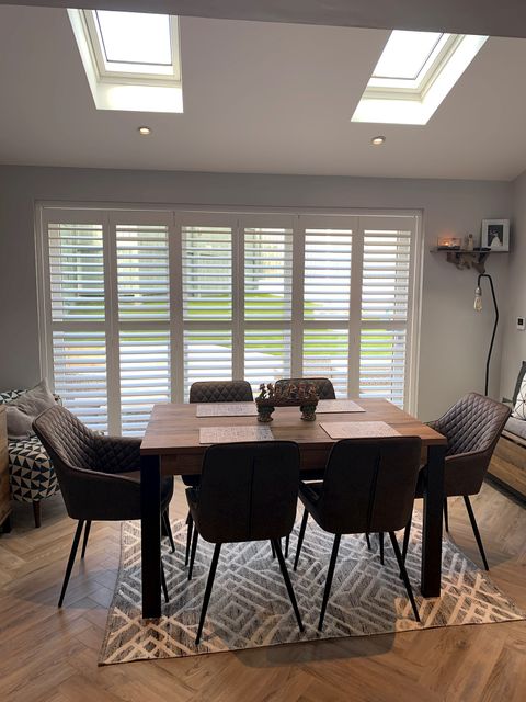 Tier on Tier Shutters in a dining room