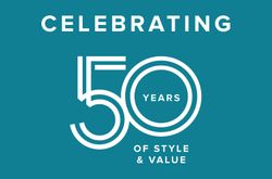 celebrating 50 years of style and value