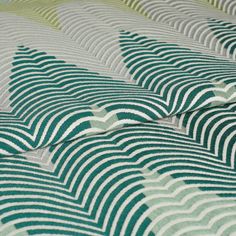 Folded Zaha Forest swatch fabric