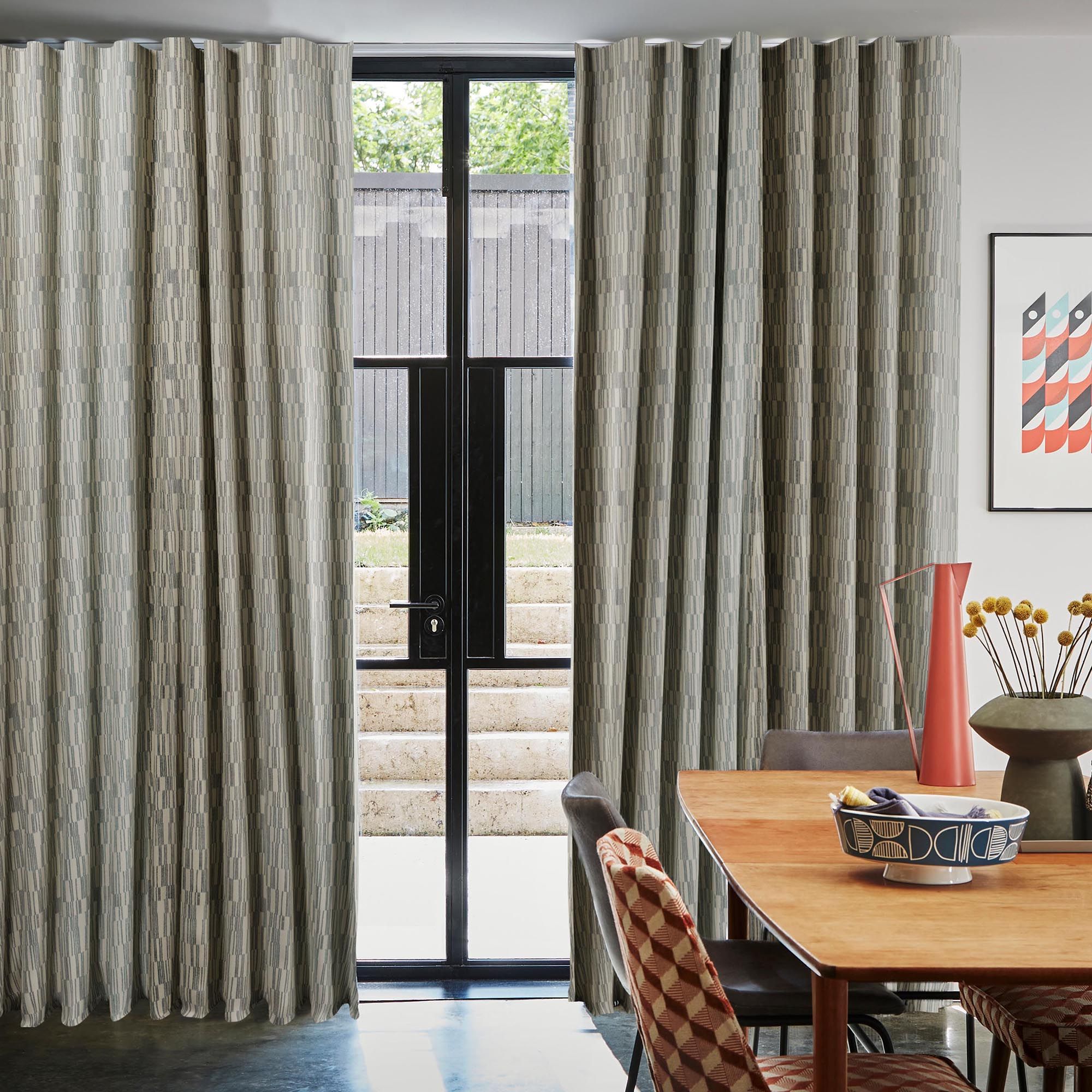 Lora Steel Blue Curtain Hillarys