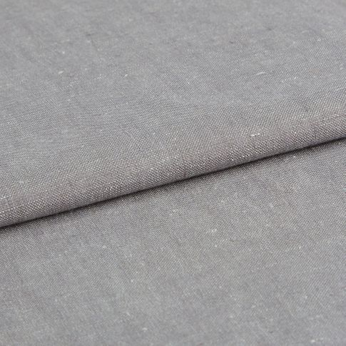 Folded Pure Hemp Pewter fabric from the Calm Collection