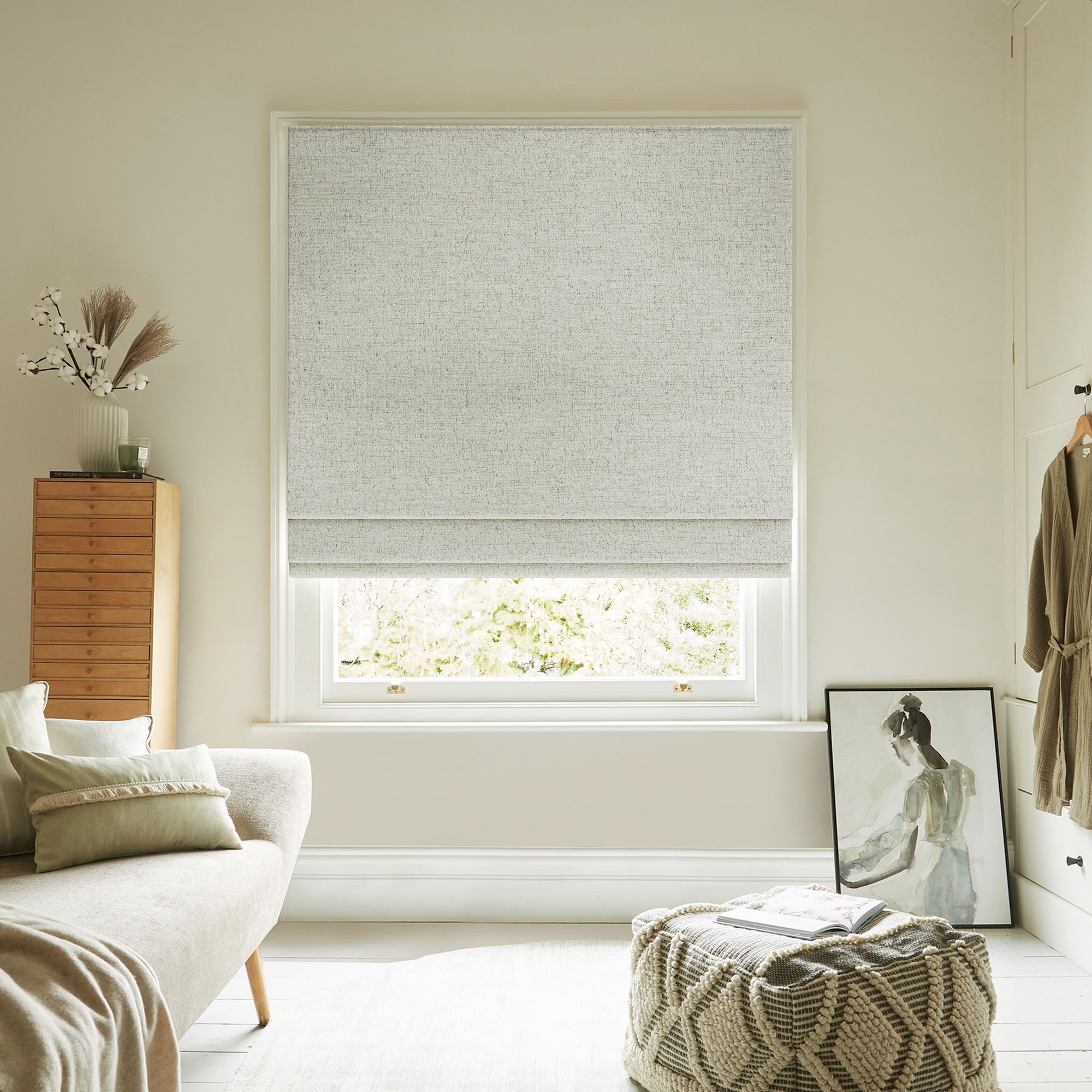 Nest Chalk Roman Blind | Hillarys