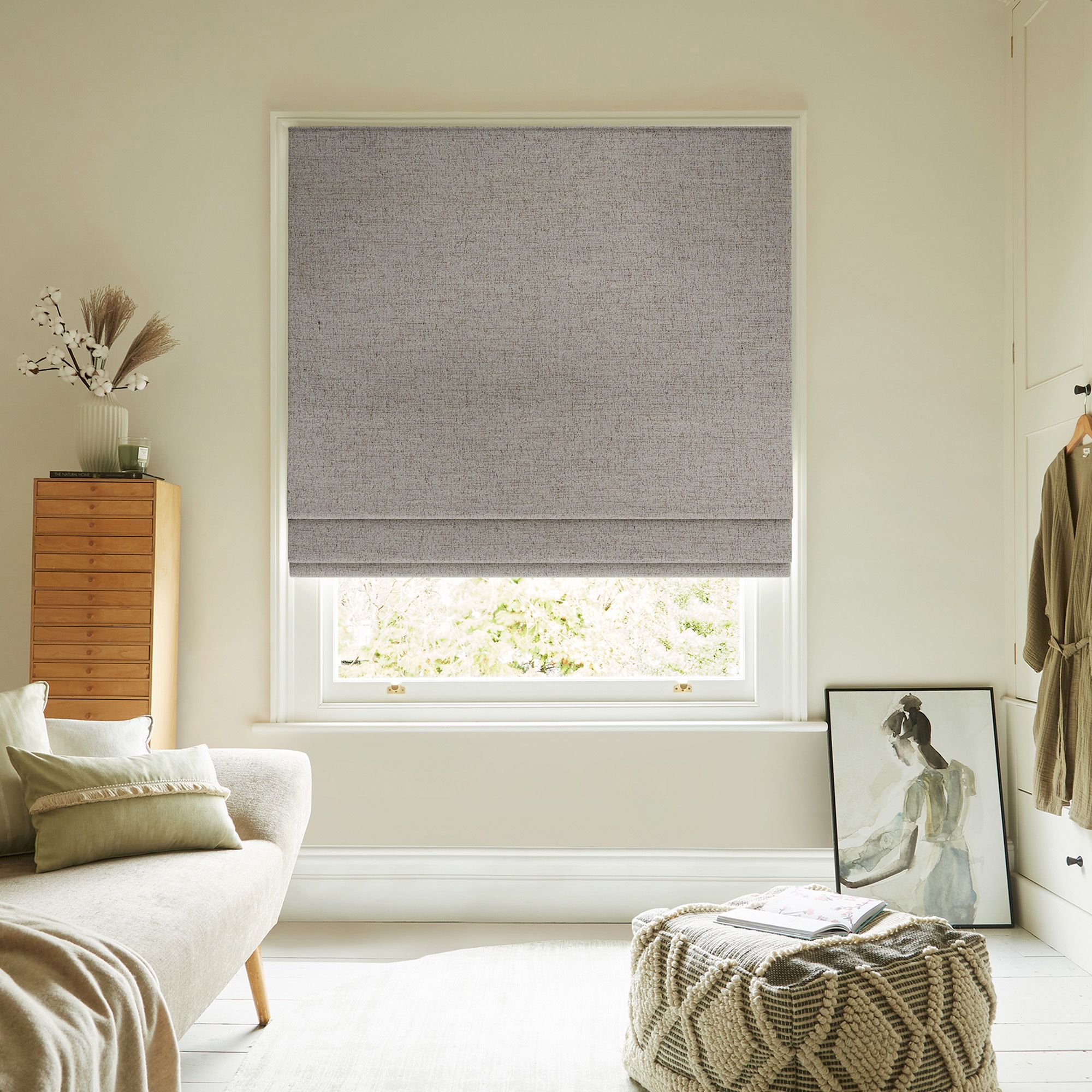 Nest Pewter Roman Blind | Hillarys