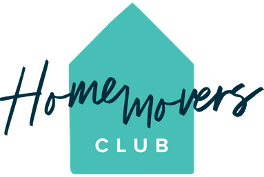 Homemovers Club with a blue house logo
