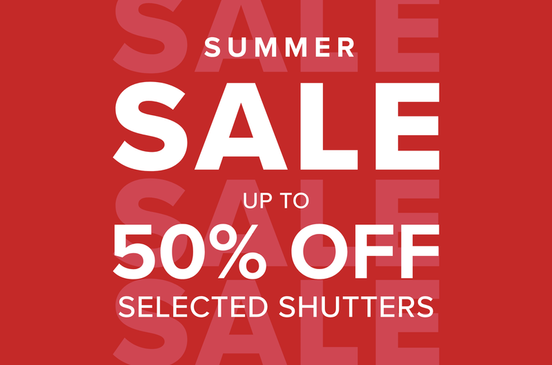 hillarys summer sale up to 50% off selected shutters interrupter