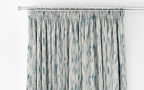 impression marine pencil pleat curtains
