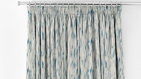 impression marine pencil pleat curtains
