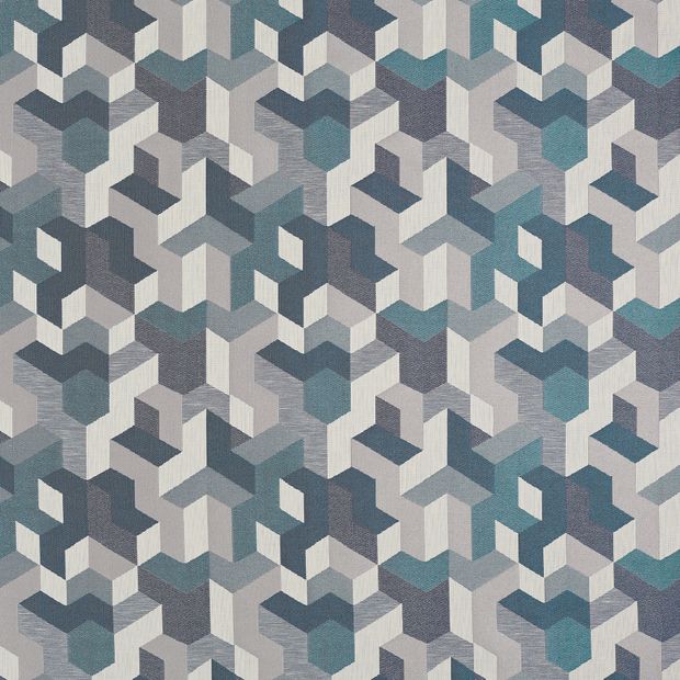 Flat swatch fabric of Connect Pacific Teal