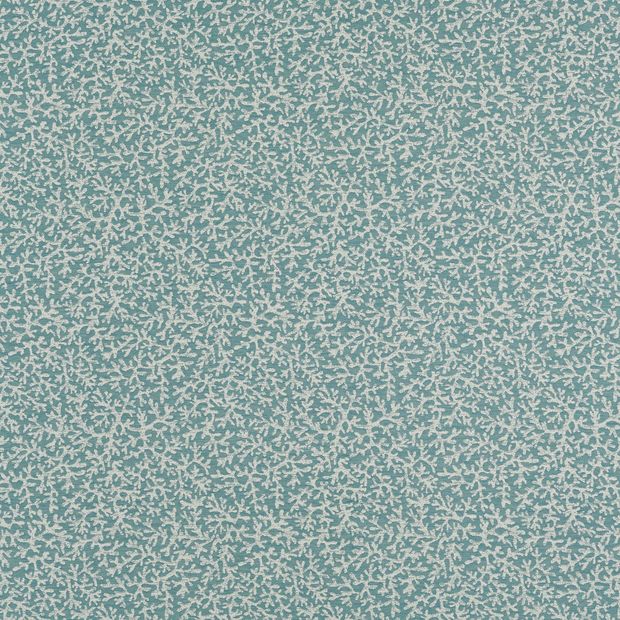 Flat swatch fabric of Coral Pacific Teal