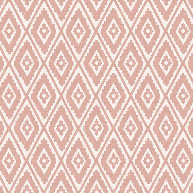 Flat swatch fabric of Mali Coral Coral