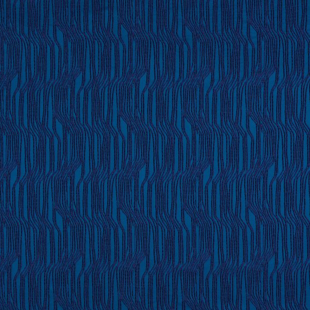 Flat swatch fabric of Maud Indigo Blue