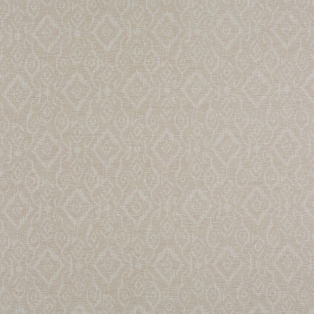 Flat swatch fabric of Prisha Linen Cream