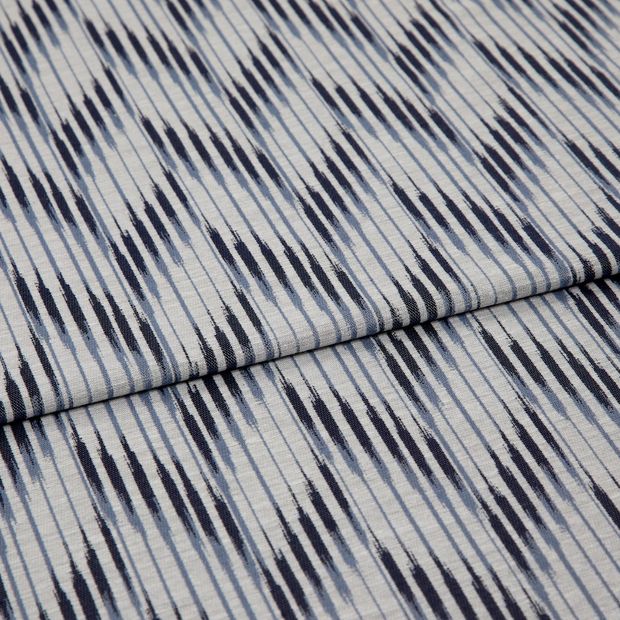 A folded piece of fabric with Diffuse Twilight Navy printed on it