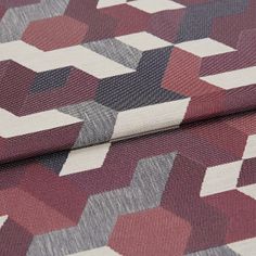 A folded piece of fabric with Connect Rumba Pink printed on it