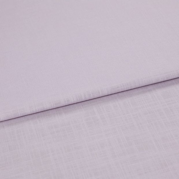 A folded piece of fabric with Faso Lavender Purple printed on it