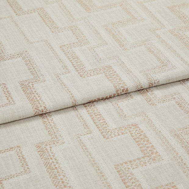 A folded piece of fabric with Power Linen Cream printed on it