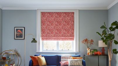 nora bruschetta roman blinds in living room