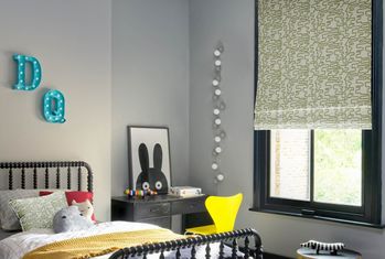 wirl kiwi roman blinds in childrens bedroom