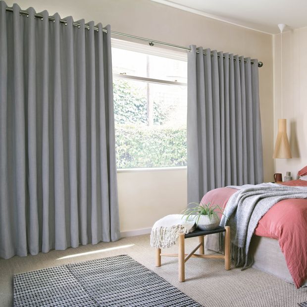 bailey cloudy floor length wave curtains in bedroom