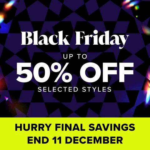 50% off shutters this black friday
