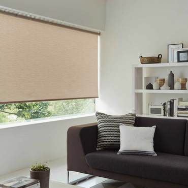 Norfolk Taupe Roller blind | Hillarys