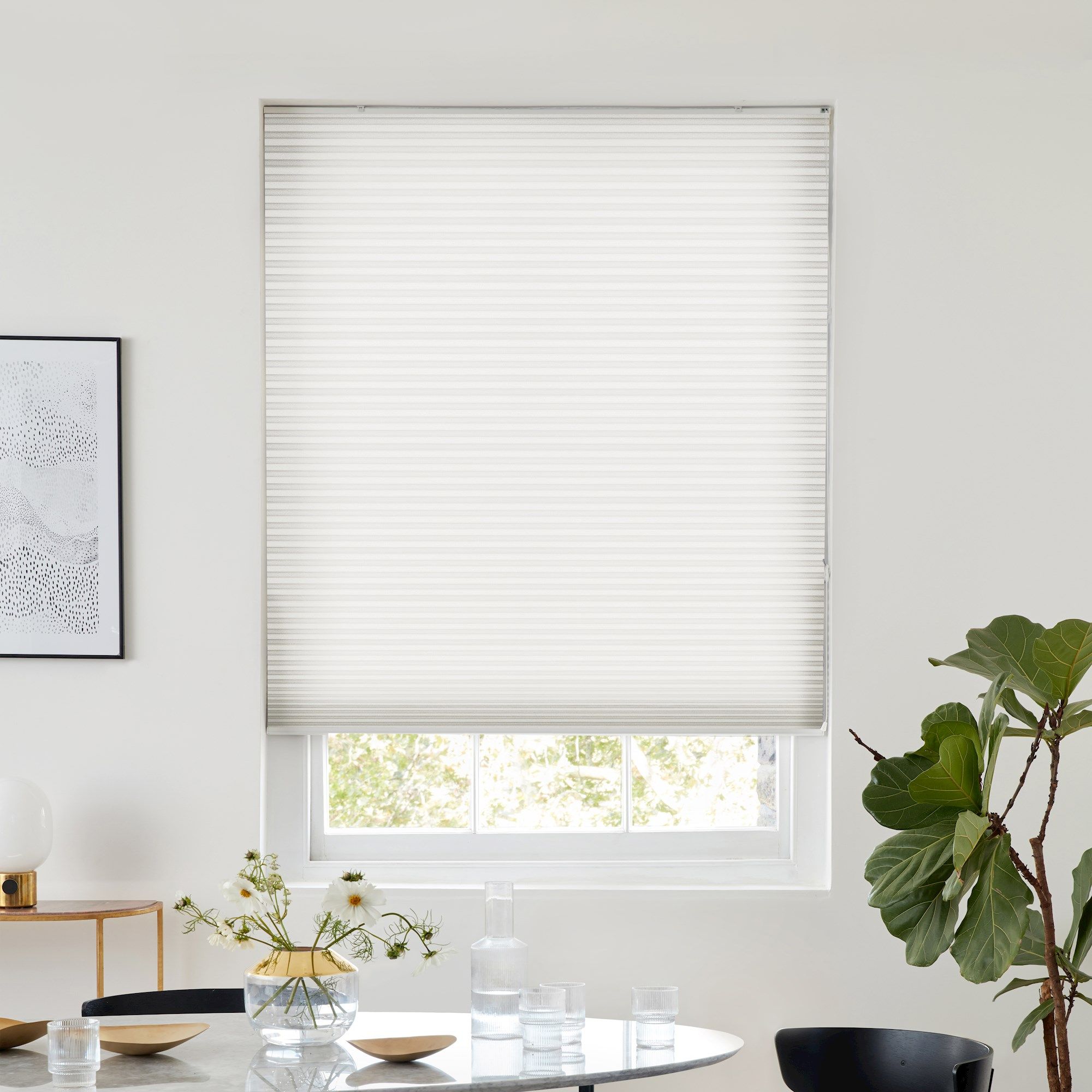 Hopscotch White Pleated Blind | Hillarys