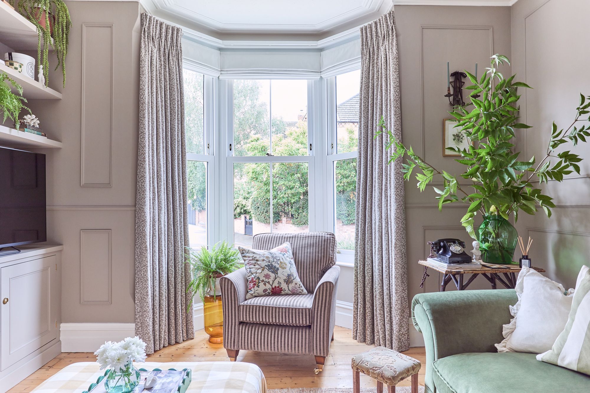 Made to Measure Brown Living Room Curtains Hillarys™