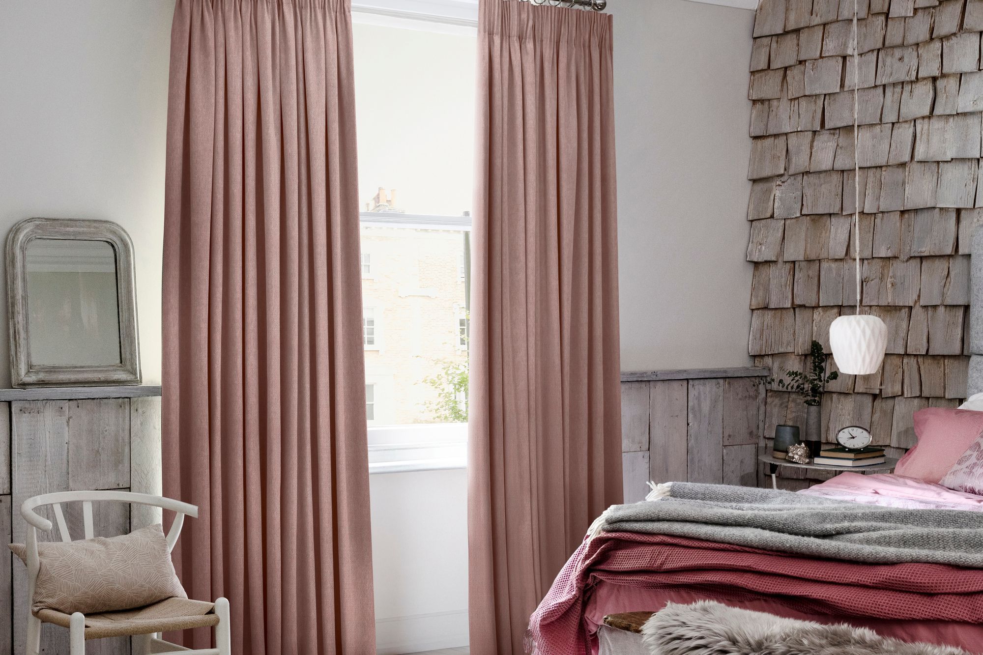 Made to Measure Pink Blackout Curtains - Hillarys™