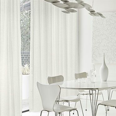 Ozone Cream Voile curtain Hillarys